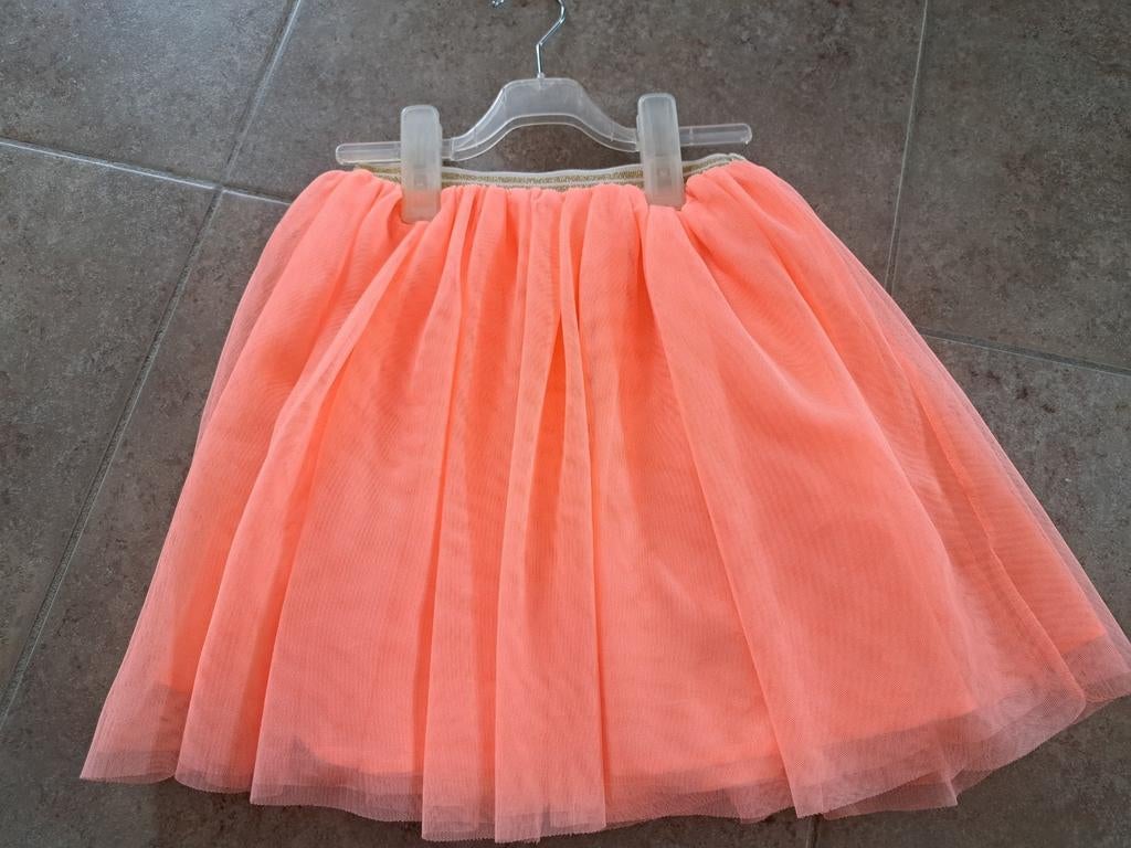 H&M rokje fluo oranje, maat 134/140, Ophalen of Verzenden, Zo goed als nieuw
