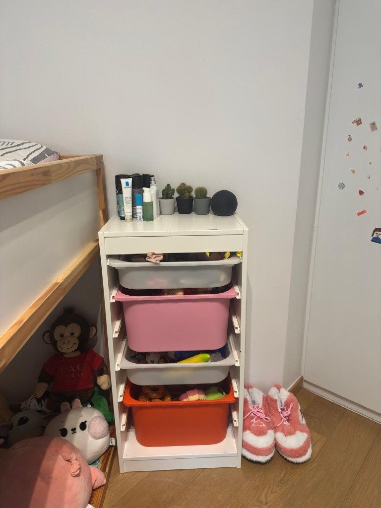 Meuble de rangement pour jouets avec bacs colorés, Meuble de rangement, Enlèvement, Utilisé, IKEA