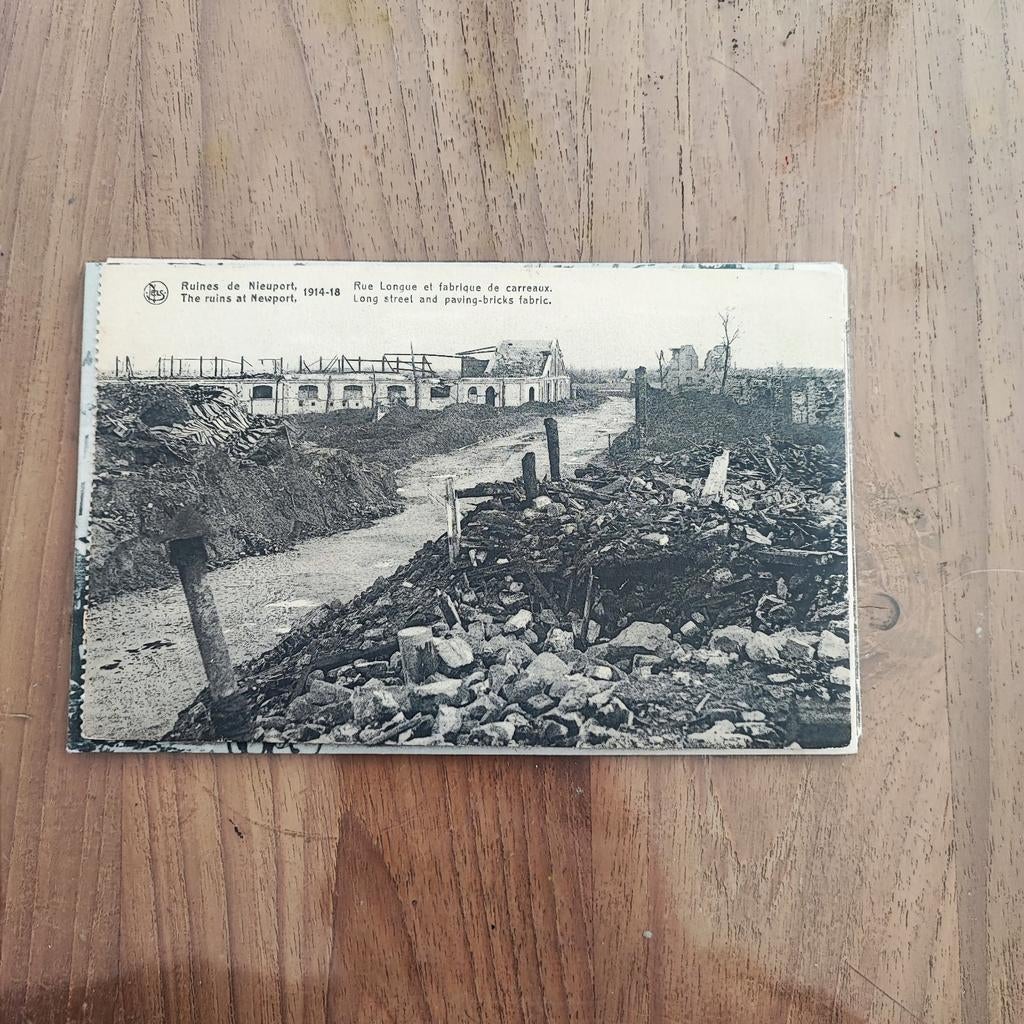 Ruïnes de Nieuwpoort rue longue et fabrique de carreaux, Ophalen of Verzenden