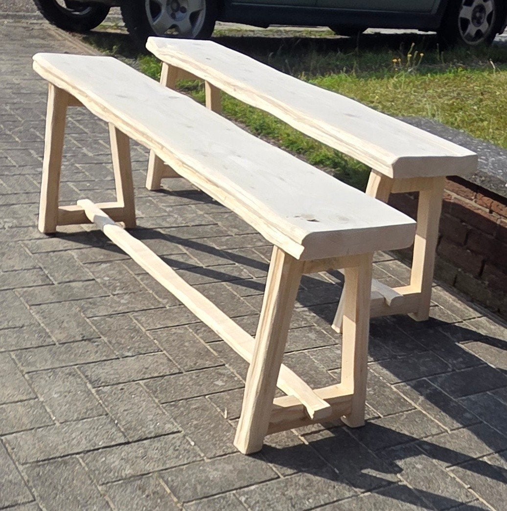 Houten tuinbankjes, Ophalen, Hout