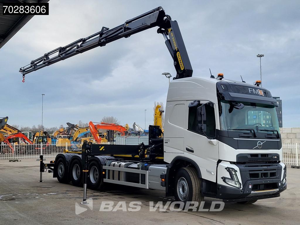 Volvo FMX 500 8X4 NEW! Crane + Hooklift Palfinger PK33002 Cr, Autos, Camions, Achat, Euro 6, Entreprise, Éclairage LED