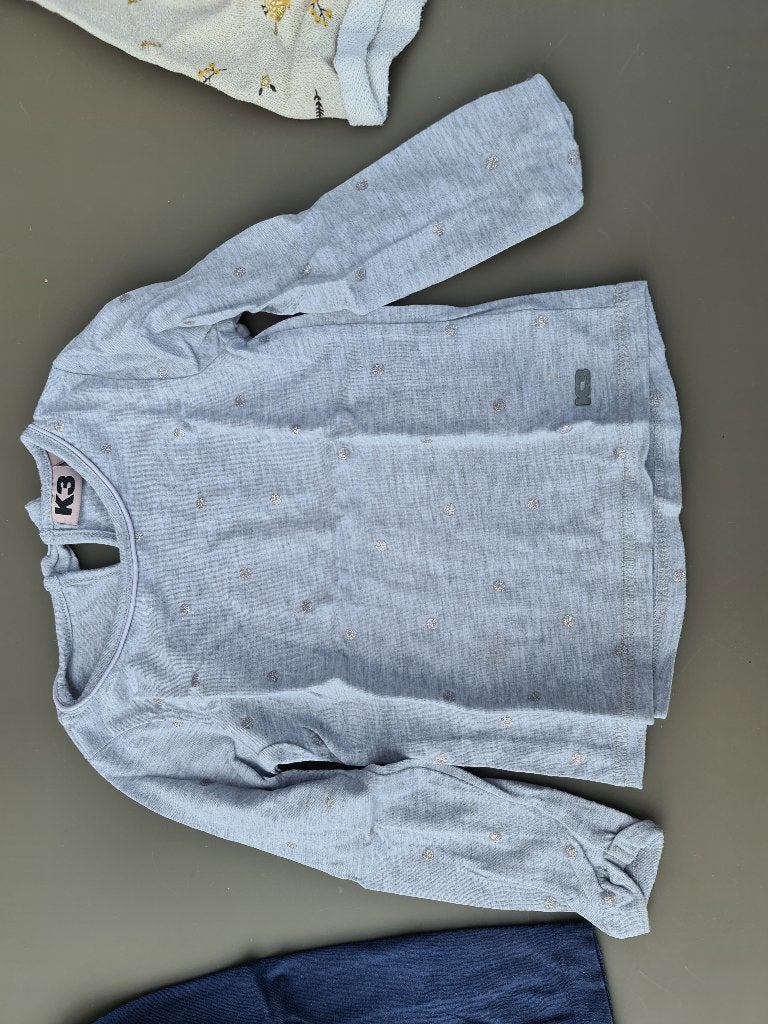 grijze pull, trui K3 104, Kinderen en Baby's, Kinderkleding | Maat 104, Ophalen, Zo goed als nieuw