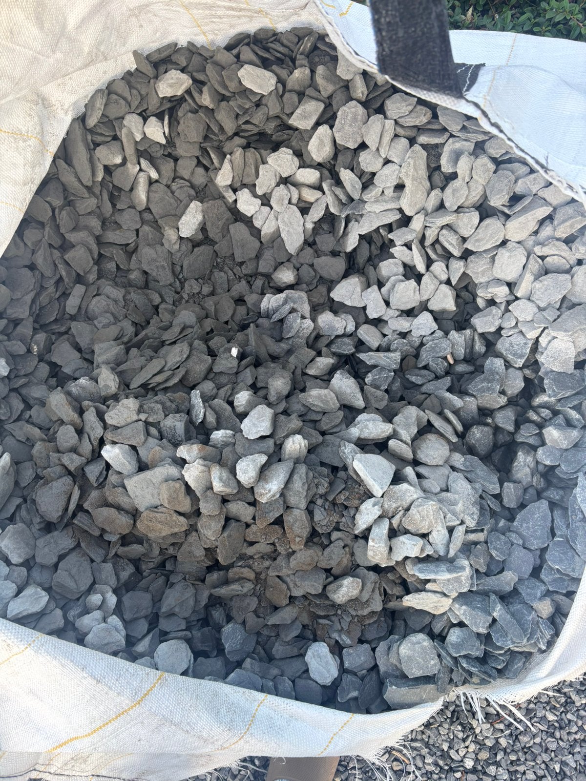 Sierkiezel Slate Zwart, Tuin en Terras, Ophalen, Zo goed als nieuw, Zwart