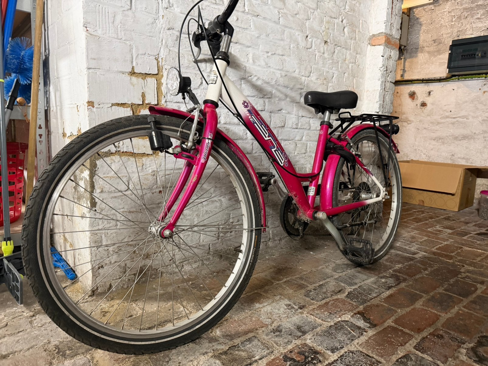Meisjesfiets 26inch, Ophalen, Gebruikt, 26 inch of meer