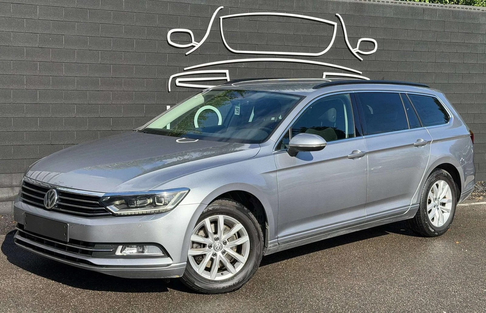 Volkswagen Passat Variant SW 1.6 TDi+AIRCO+NAVI+CAMERA+LED+E, Argent ou Gris, Achat, Euro 6, Entreprise