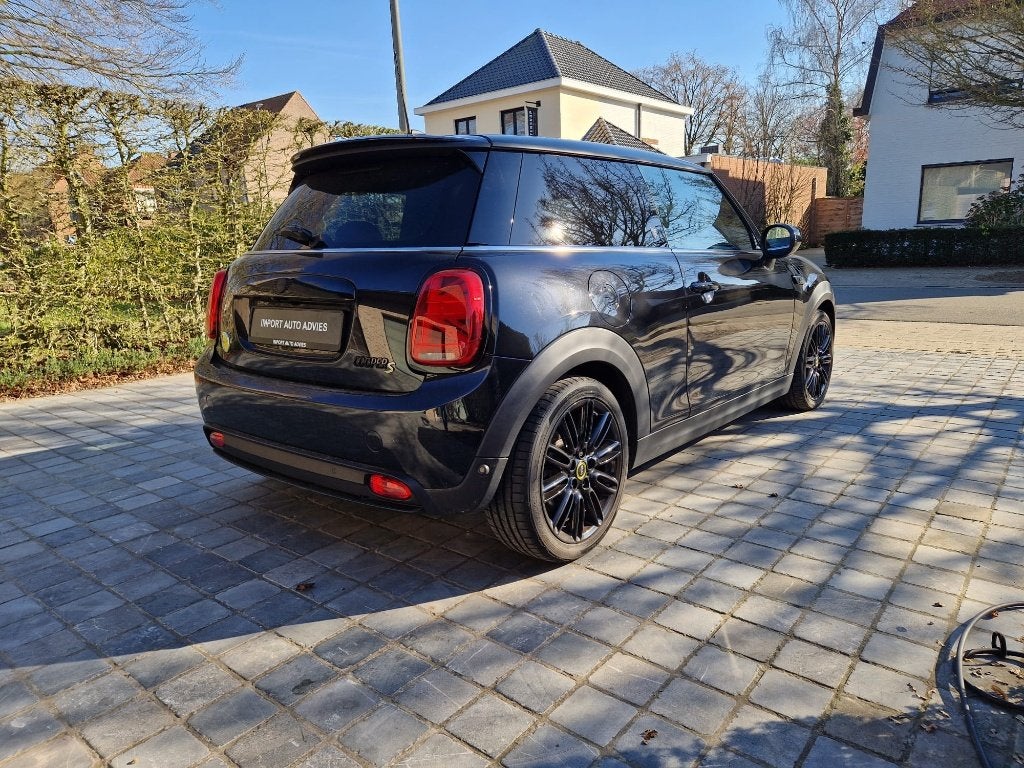 MINI Cooper SE btw aftrekb. open dak/head-up/keyless, Auto's, Mini, 4 zetels, Zwart, Zwart, Leder