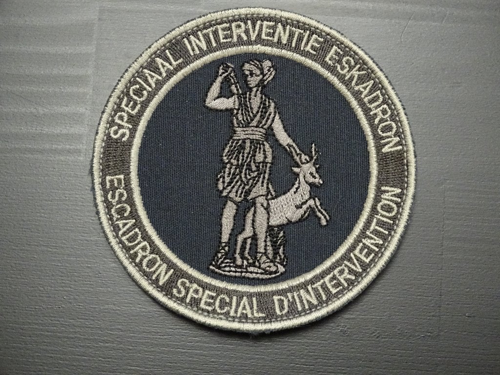 Mega rare gendarmerie patch rijkswacht ESI SIE ! badge, Verzamelen, Ophalen of Verzenden, Rijkswacht, Embleem of Badge