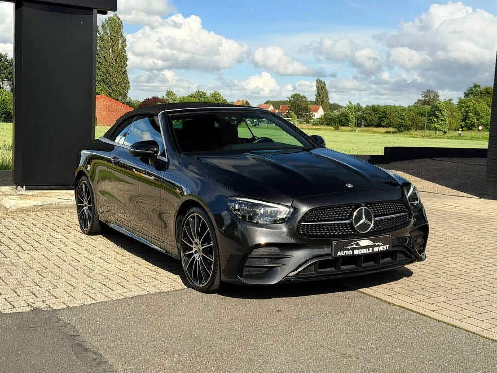 Mercedes-Benz E 220 Cabriolet E 220 d 4-Matic AMG FULL OPTIO, Cuir, Argent ou Gris, Achat, Entreprise