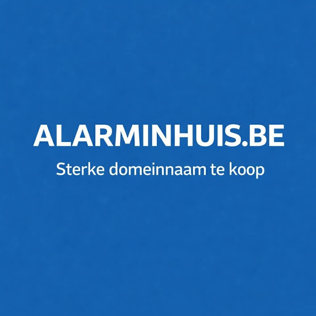 ALARMINUIS.BE te koop - sterke domeinnaam, Ophalen of Verzenden