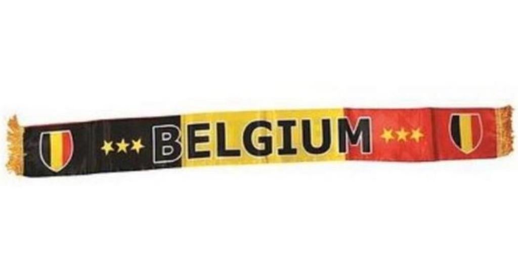 Lot 40 satijnen sjaals Belgische vlaggen, Ophalen of Verzenden, Nieuw