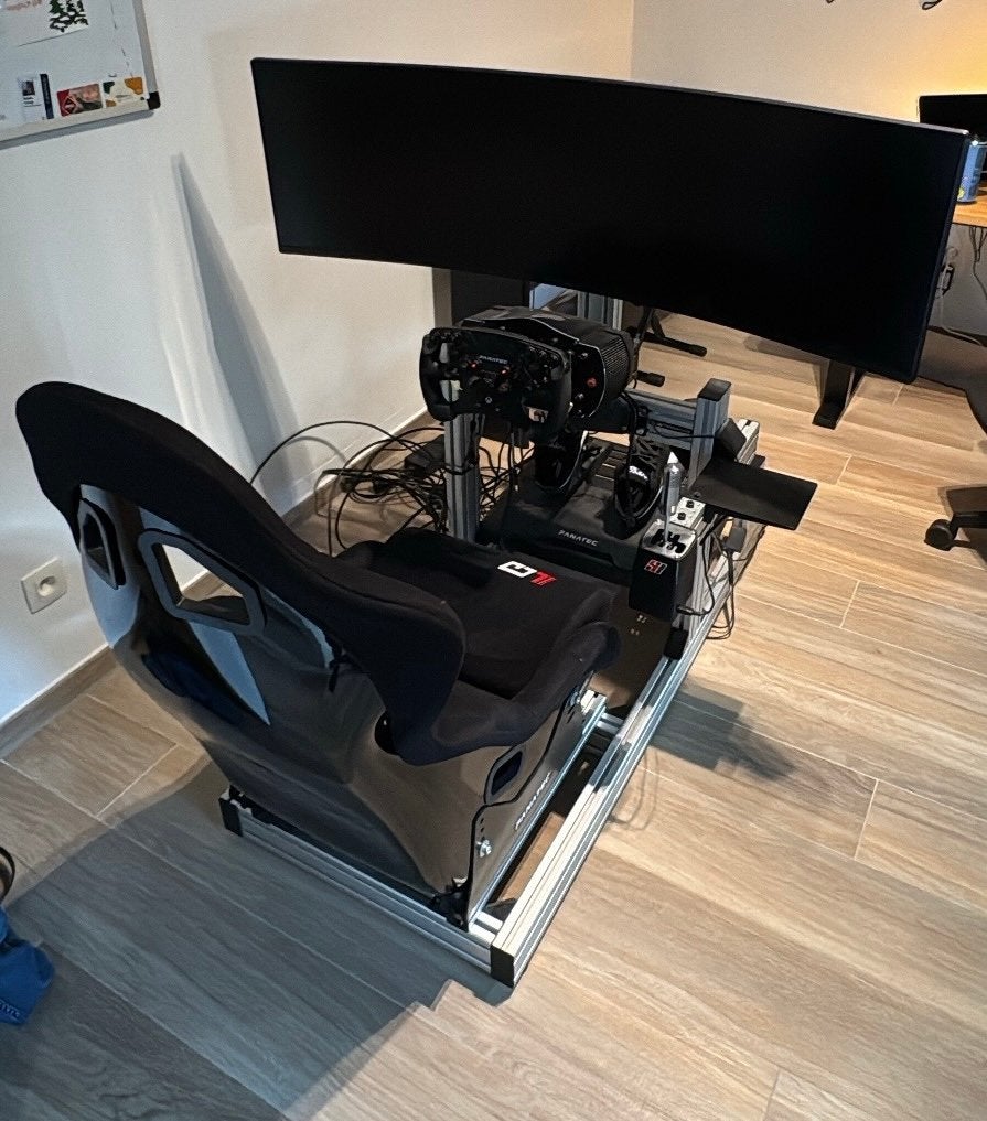 Sim Rig - Nieuwstaat, Games en Spelcomputers, Fanatec, Ophalen, Zo goed als nieuw, Racestoel