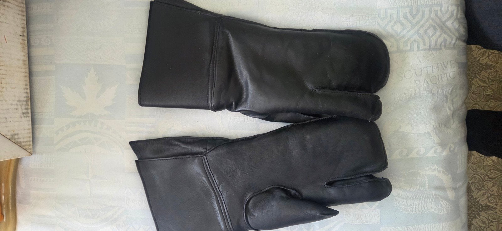 vintage motor handschoenen  maat 10, Motoren, Ophalen, Handschoenen