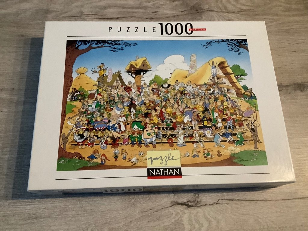Astrix & Obelix puzzle (1000 stuks), Ophalen of Verzenden, Asterix en Obelix, Zo goed als nieuw, Overige typen