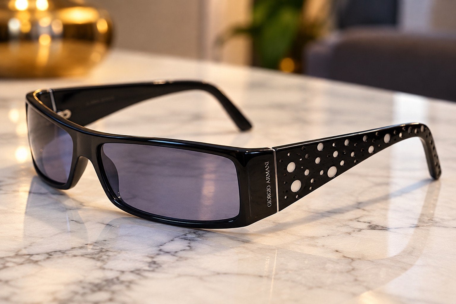 armani vintage, Enlèvement ou Envoi, Noir, Lunettes de soleil