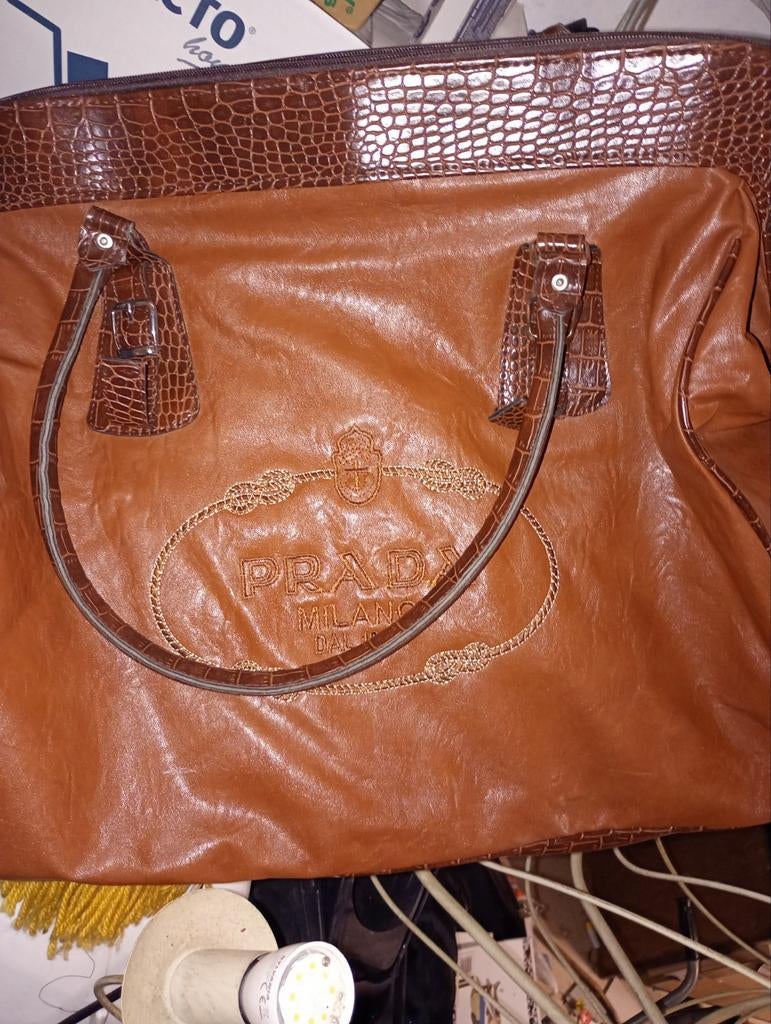 Prada tas, Enlèvement, Utilisé, Brun, Autres types