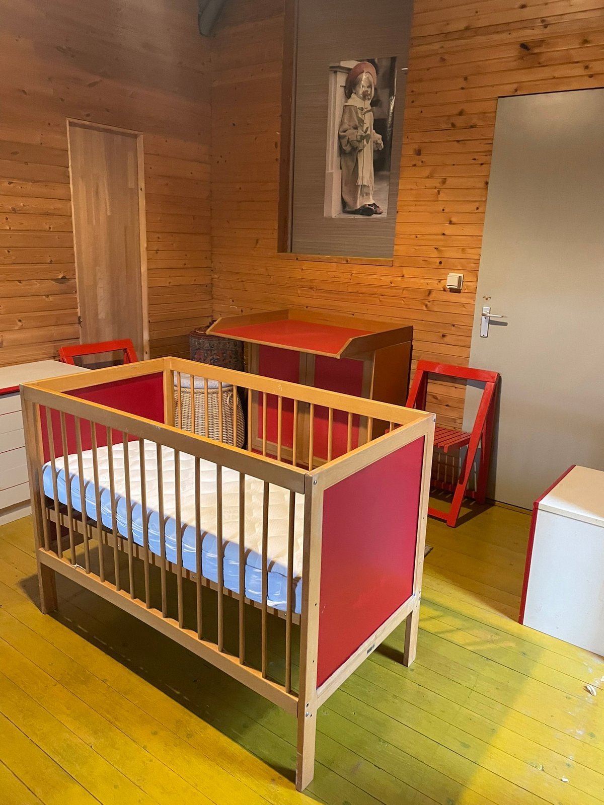 Babykamer kast/ verzorgingstafel met bed en commodes, Ophalen, Gebruikt, Jongetje of Meisje