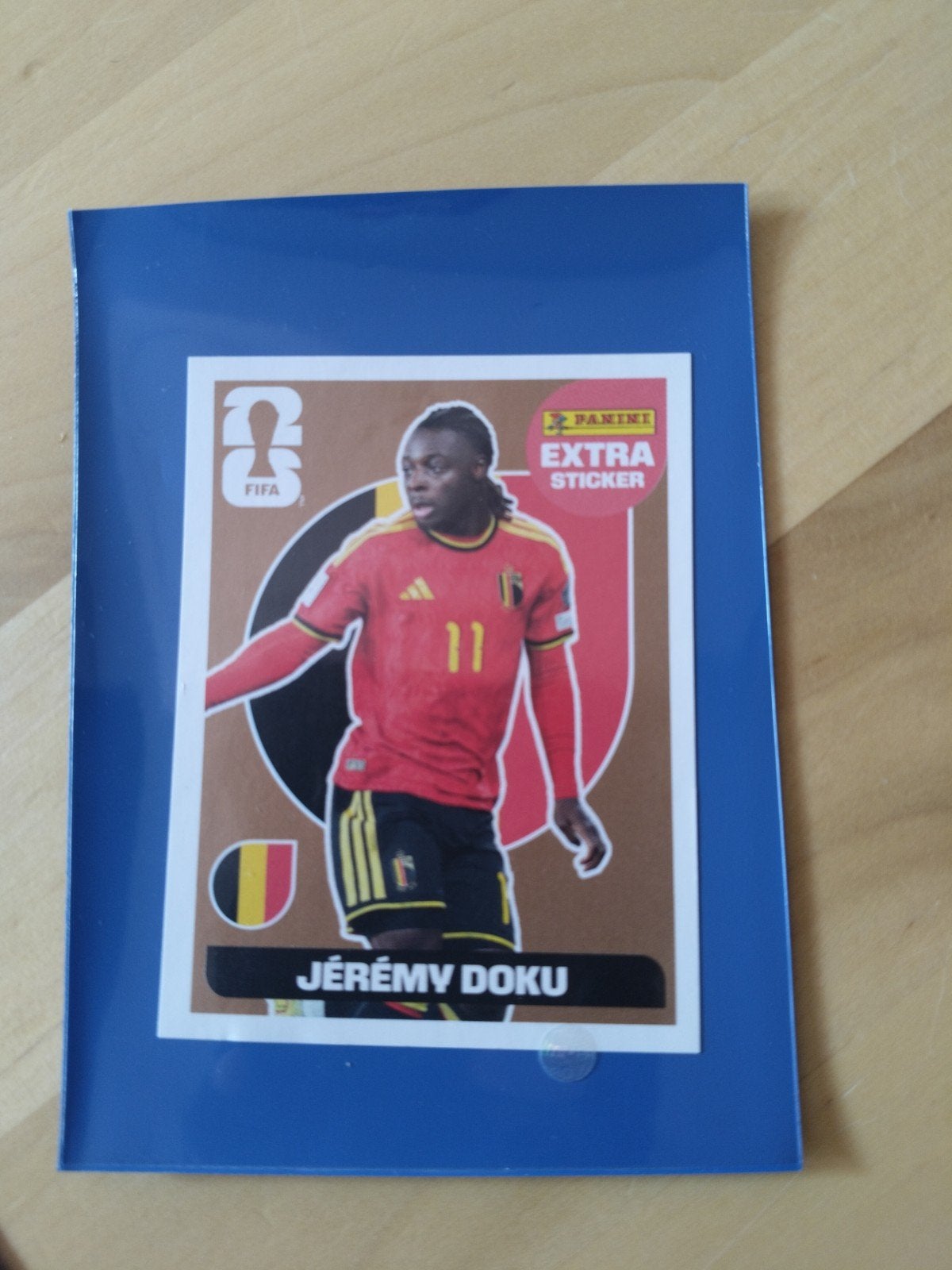Autocollant supplémentaire Panini WK 2026 Jeremy Doku bronze, Enlèvement ou Envoi