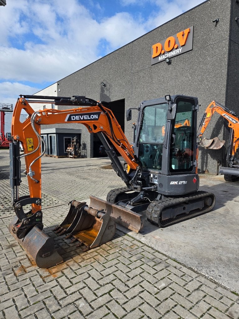 Develon Doosan DX27Z-7, Ophalen, Graafmachine