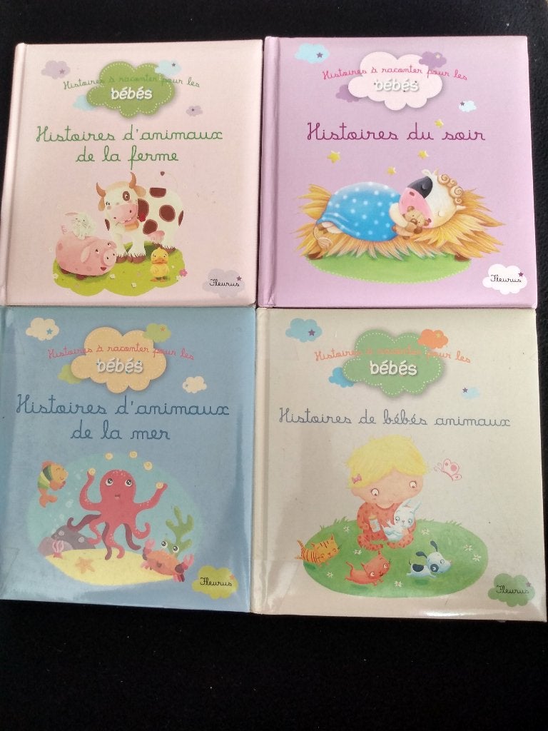 4 livres bébés, Livres, Garçon ou Fille, Enlèvement, Utilisé, 4 ans