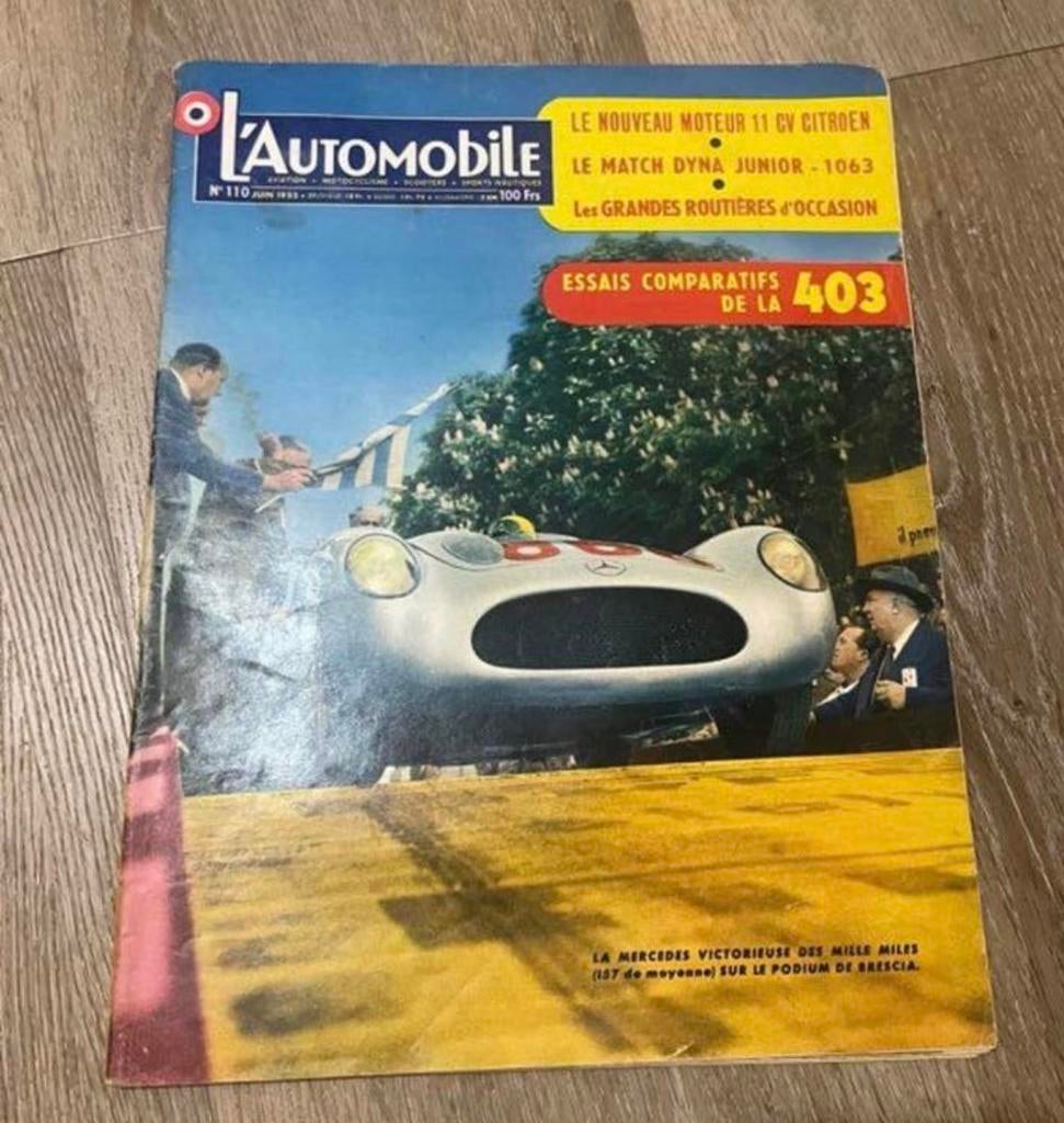 L AUTOMOBILE JUIN 1955 revue automobile MAGAZINE COLLECTION, Livres, Autos | Brochures & Magazines, Enlèvement ou Envoi, Comme neuf