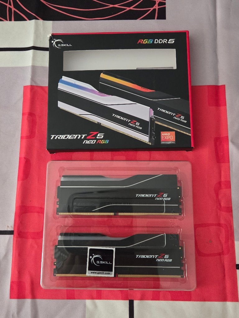 G.Skill Trident Z5 Neo RGB 32GB DDR5-6000 CL36 (2x16GB) 32GB, 32 GB, Ophalen of Verzenden, Zo goed als nieuw, Desktop