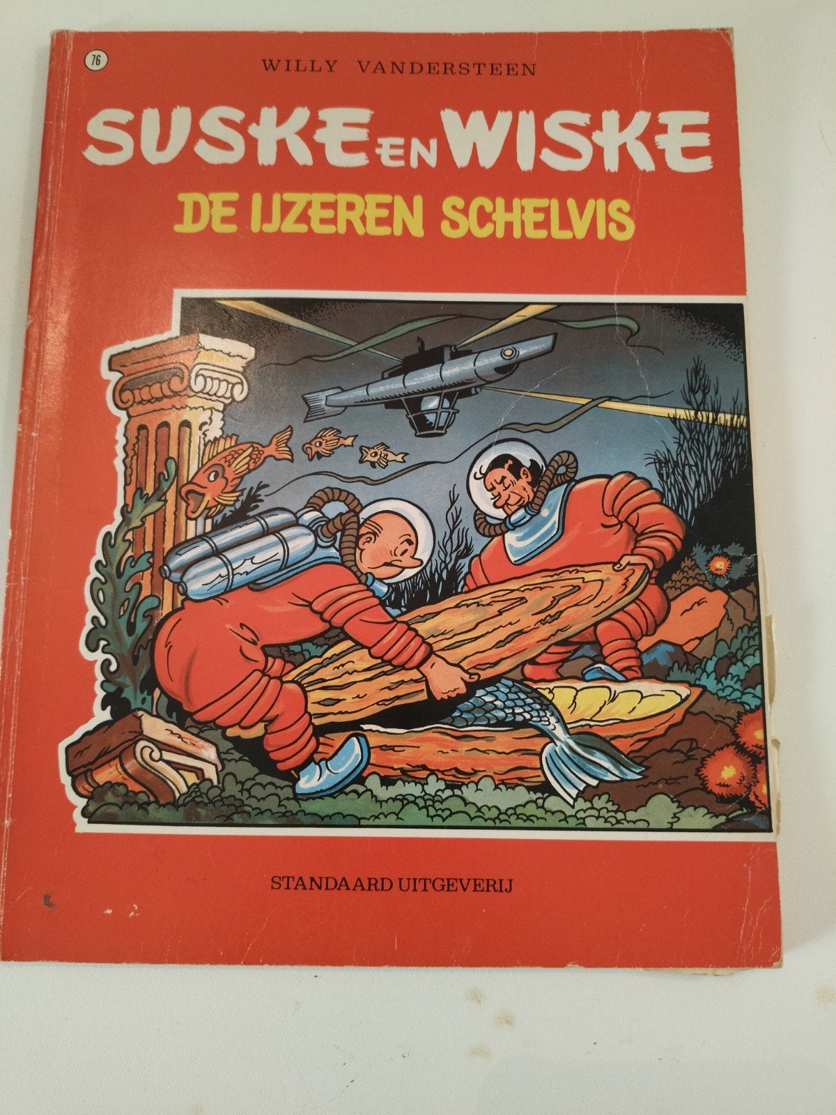Suske en Wiske. De ijzeren schelvis, Gelezen, Willy Vandersteen, Eén stripboek, Ophalen of Verzenden
