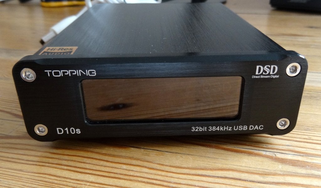 TOPPING D10s DSD 32-bits 384 kHz USB DAC, Audio, Tv en Foto, Ophalen of Verzenden, Zo goed als nieuw