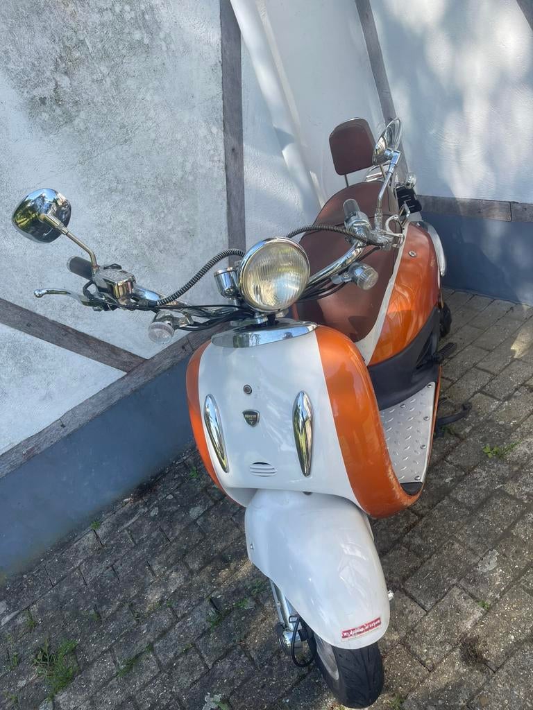 Vintage neco borsalino 125cc, Enlèvement, Utilisé, Essence, Autres marques