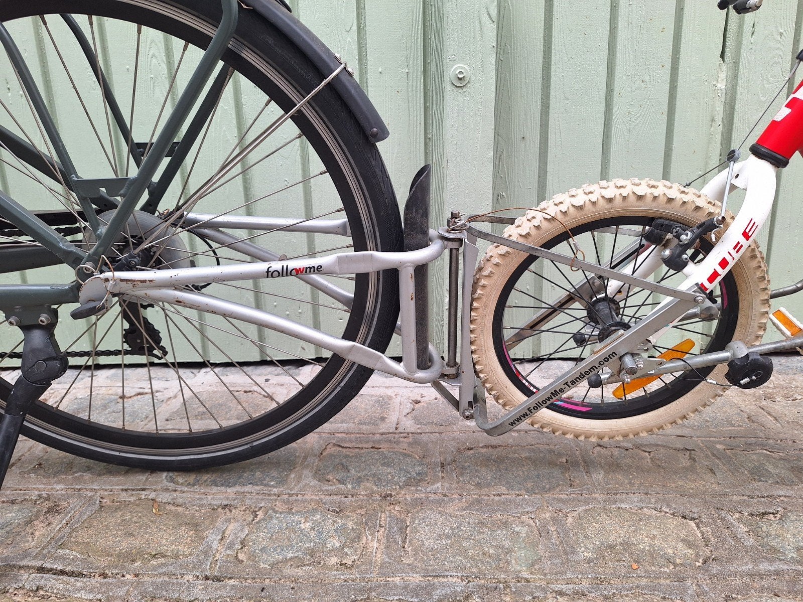 FollowMe Tandemkoppeling – De veiligste fietskoppeling, Ophalen, Gebruikt, Opvouwbaar