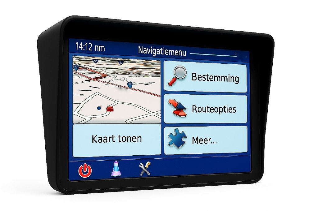 7 inch Camper GPS met Draadloos Achter-uit-rij camera-USBC, Info@drktech.be, Oosterwennel 35 Genk, Nieuw, Ophalen of Verzenden
