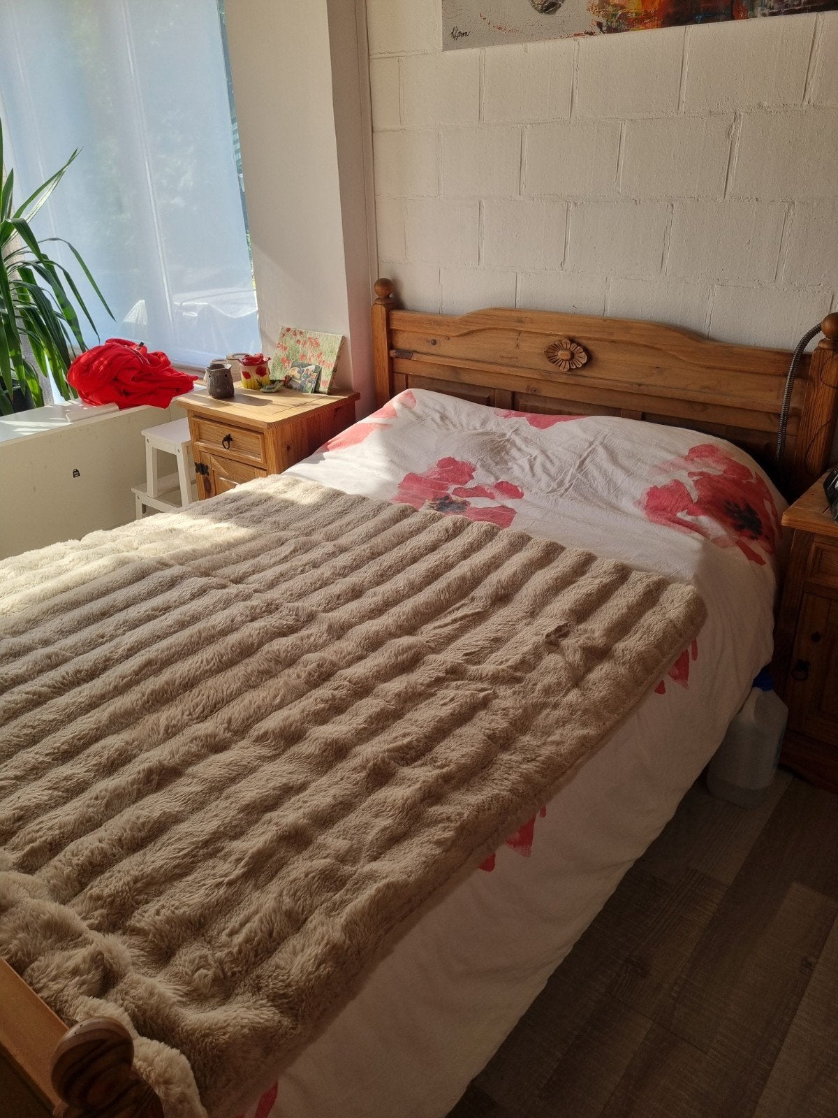 Bed en nachtkastjes Landelijke stijl, Ophalen