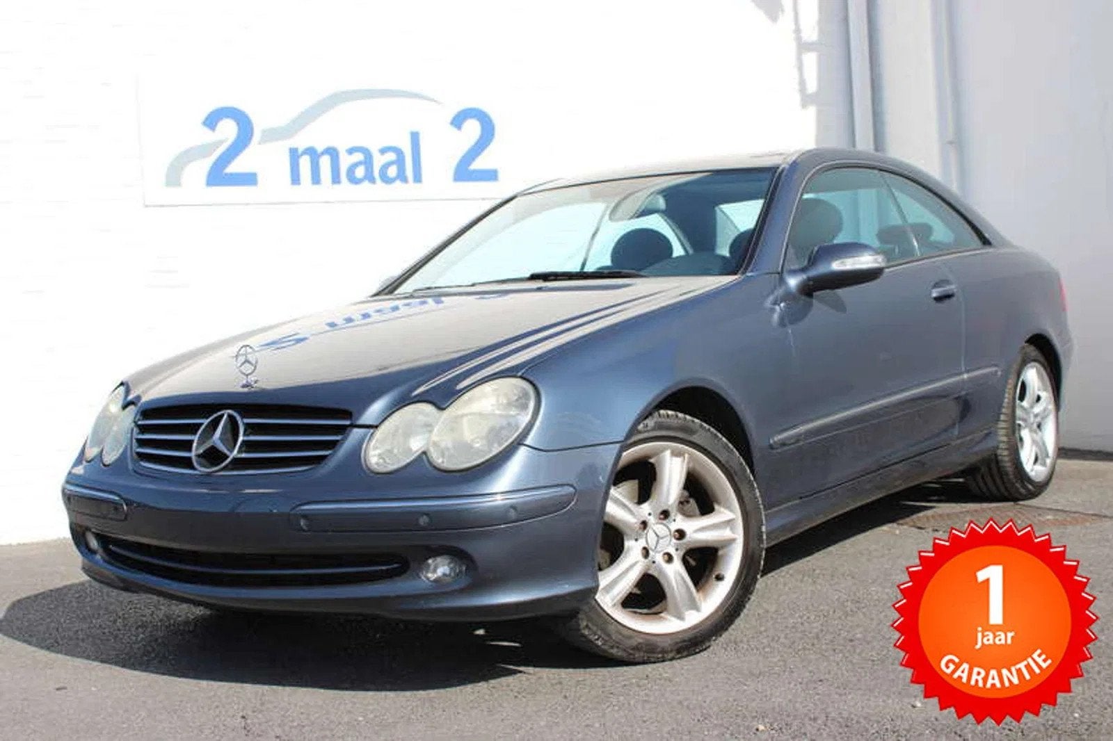 Mercedes-Benz CLK-Klasse 200 CLK 200 Kompressor Avantgarde, Autos, Entreprise, Boîte manuelle, Bleu, 1796 cm³