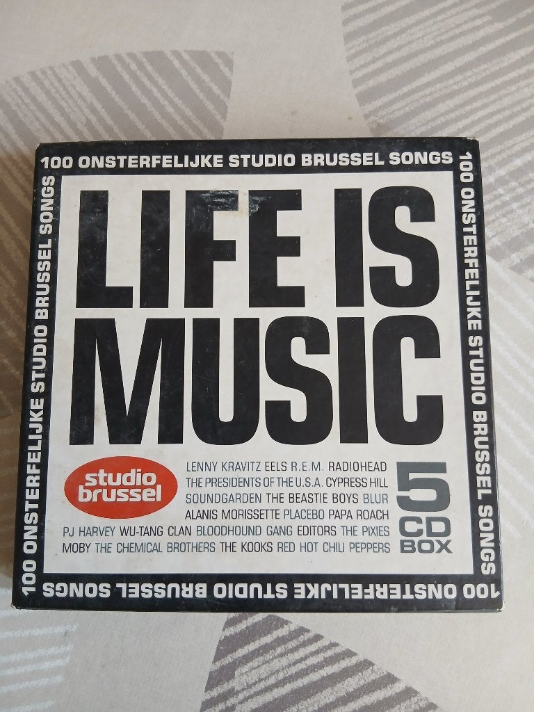 Studio Brussel 5 cd-box. Life is music., Ophalen of Verzenden, Zo goed als nieuw, Boxset