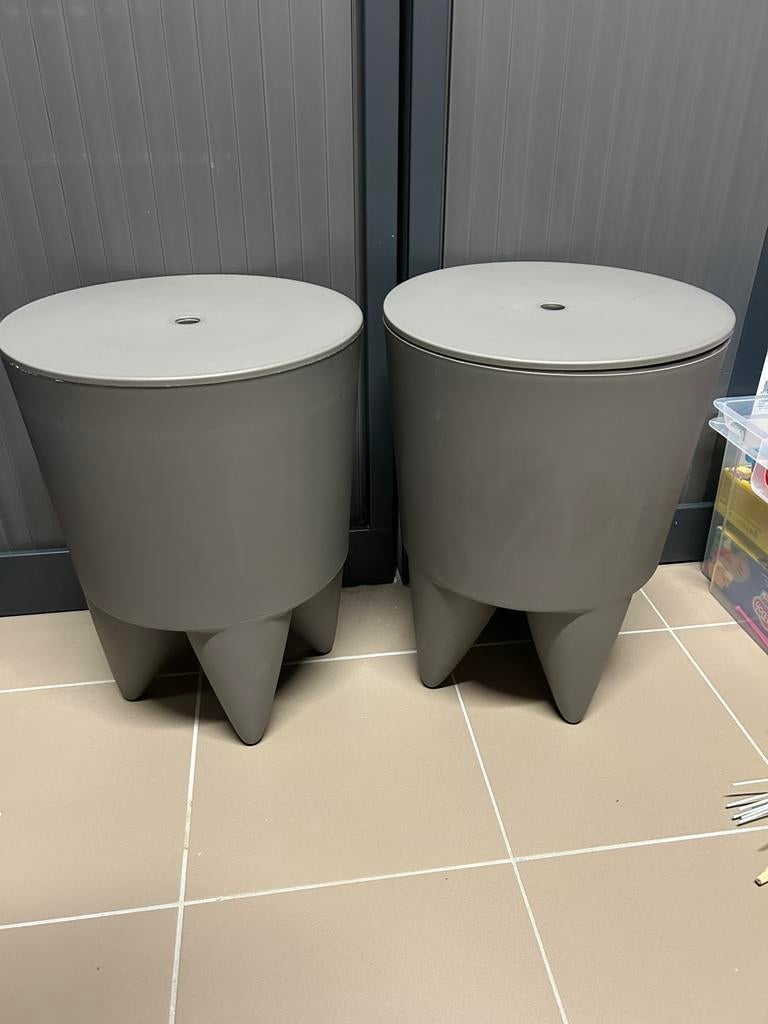 2 Tabourets Bubu XO by starck, Enlèvement, Utilisé, Plastique
