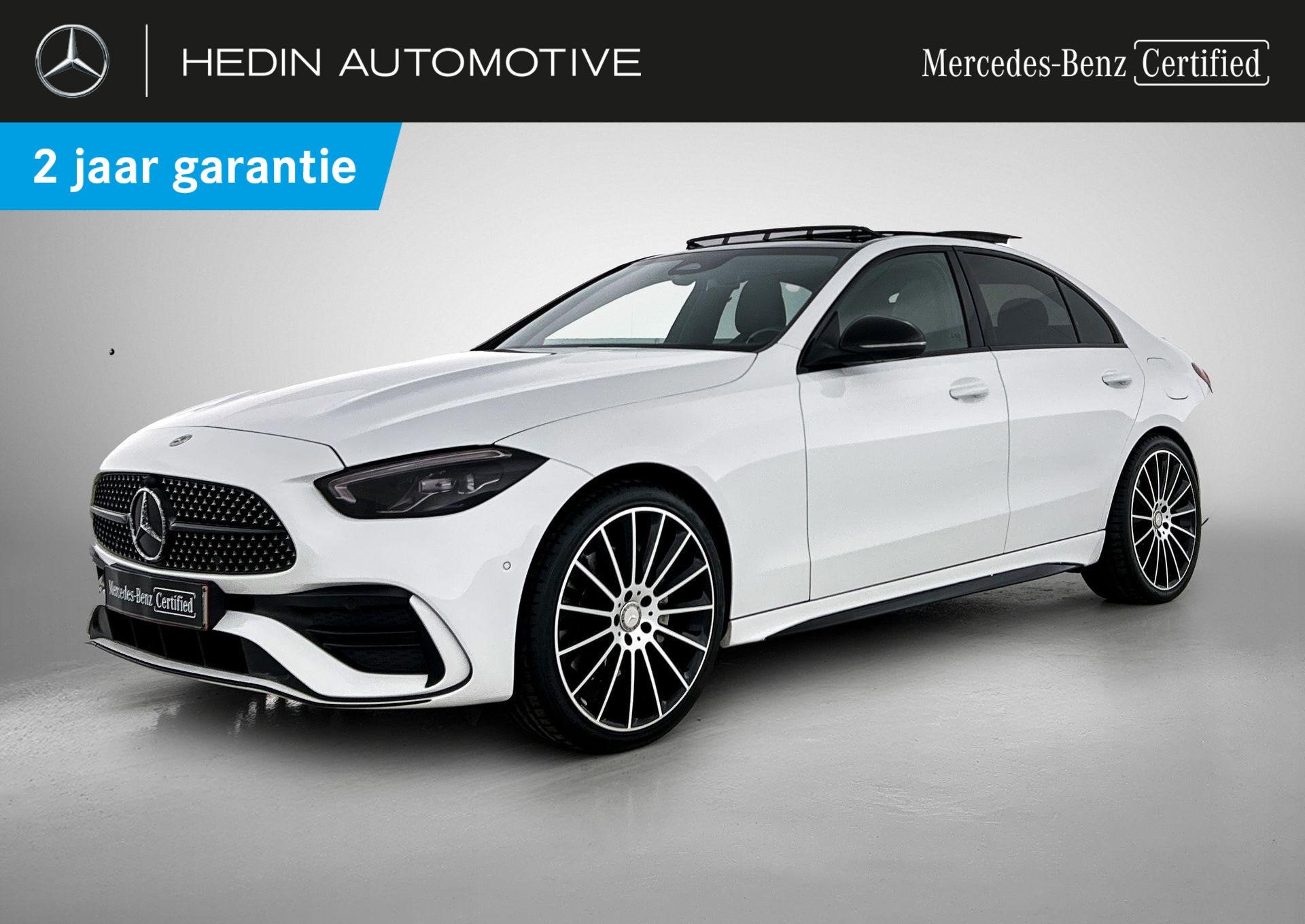 Mercedes-Benz C-klasse 300 e Berline AMG Line | Panoramisch, Autos, 4 portes, Entreprise, Automatique, Classe C