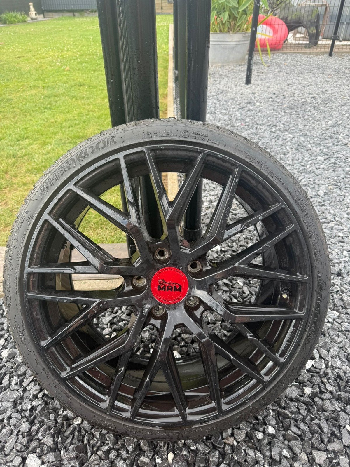Manvelgen met Hankookbanden, Auto-onderdelen, Ophalen, 18 inch, Banden en Velgen, Personenwagen