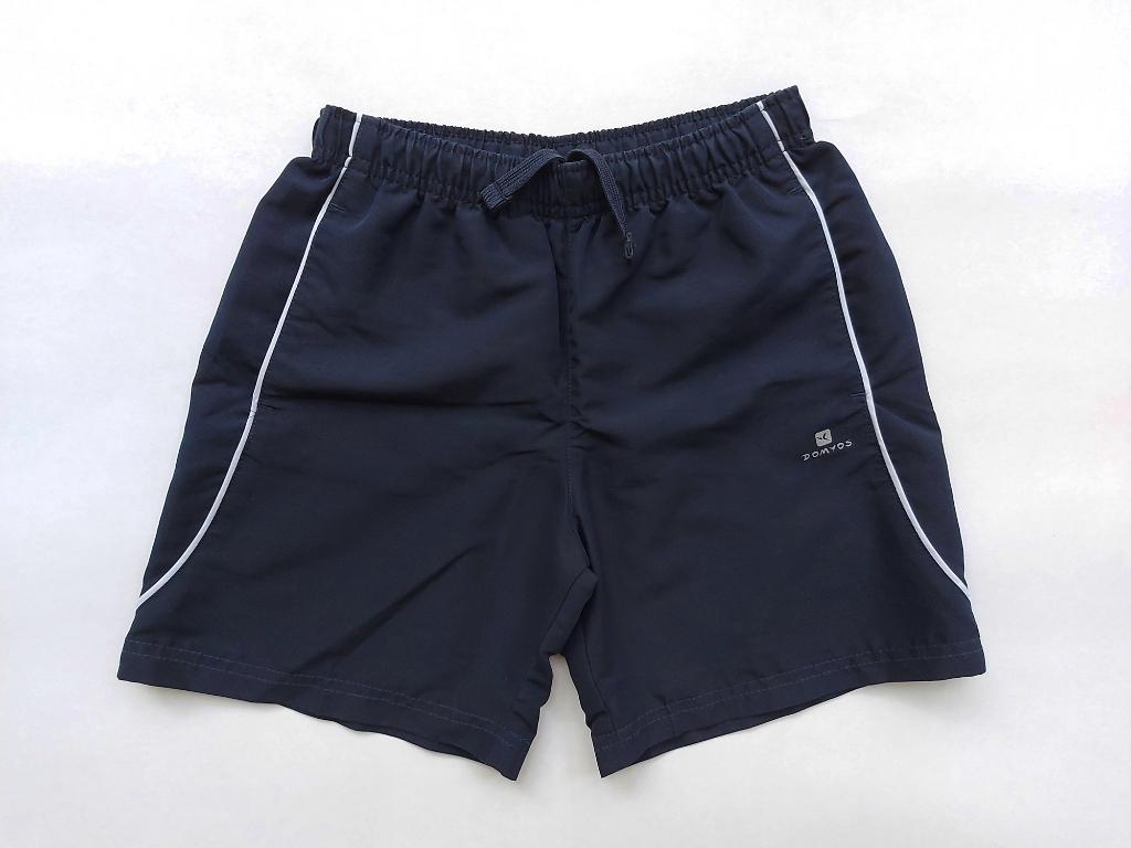DECATHLON Domyos blauwe short 10 jaar / 140  NIEUWSTAAT, Sport- of Zwemkleding, Ophalen of Verzenden, Zo goed als nieuw, DECATHLON Domyos