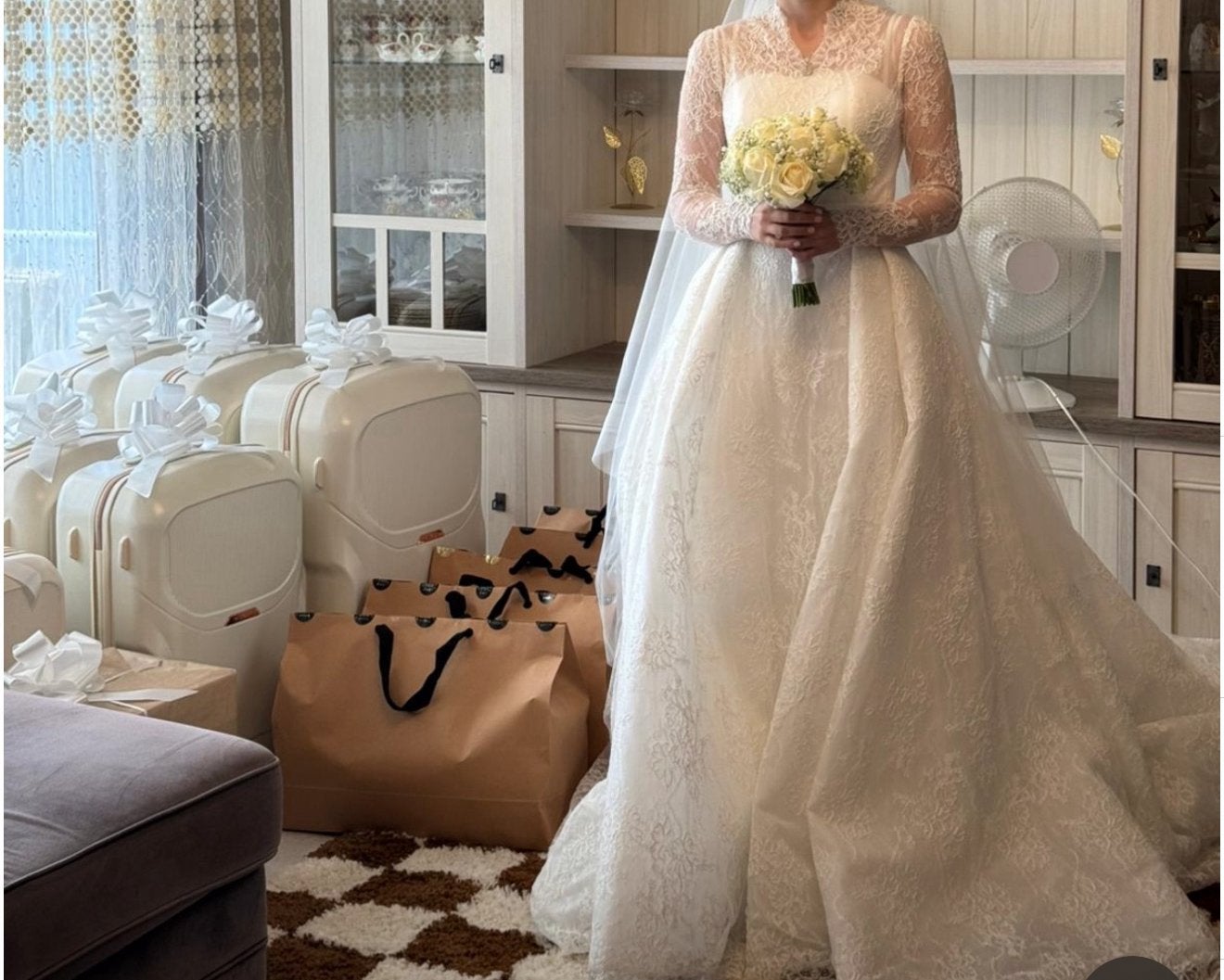 Wedding dress, Ophalen, Zo goed als nieuw, Wit, Trouwpak