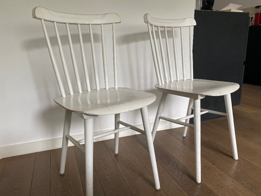 2 Ton/Thonet stoel « Ironica », Ophalen, Gebruikt, Twee, Wit