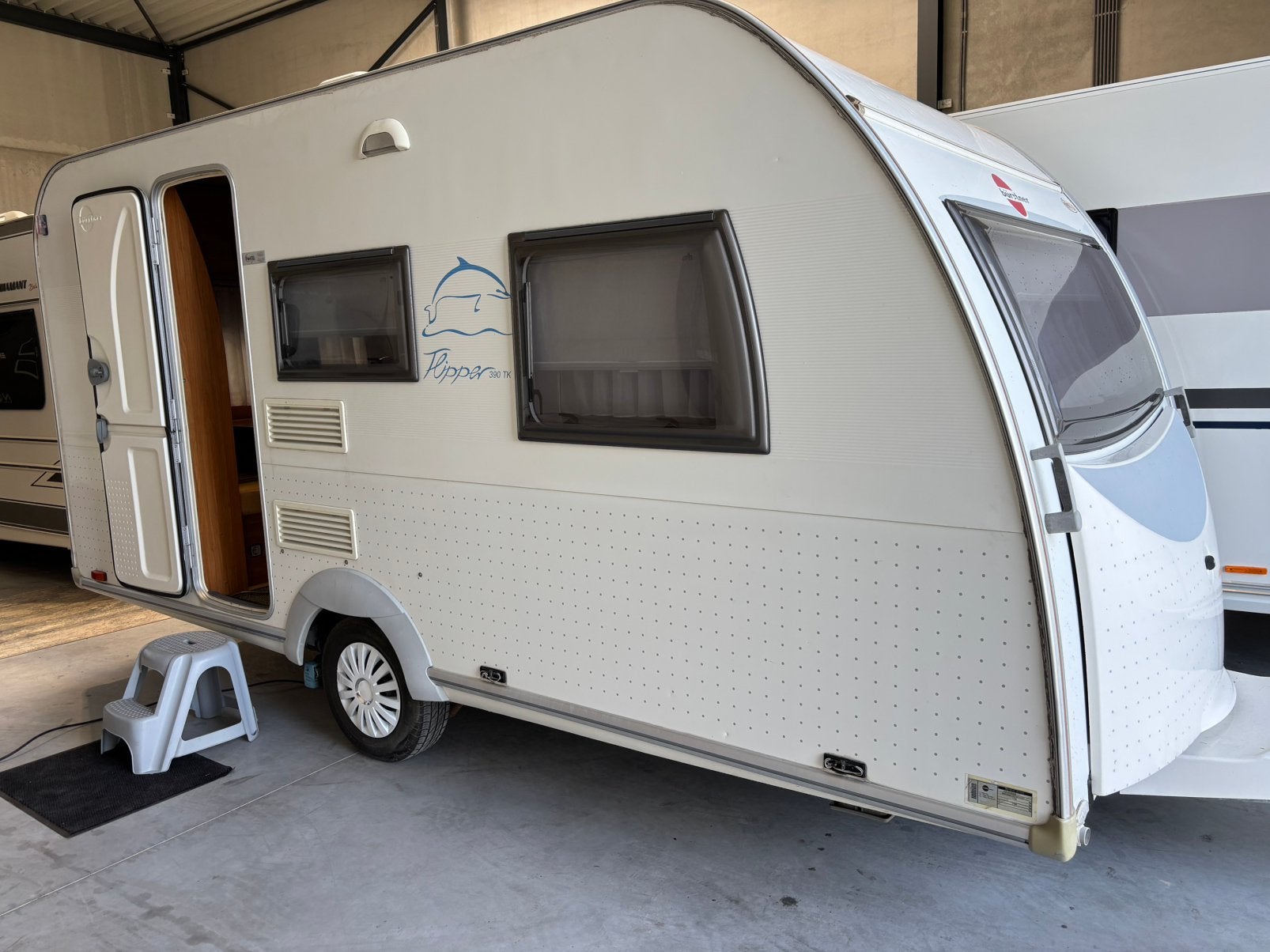 Bustner flipper 390. 2008 voortent, Particulier