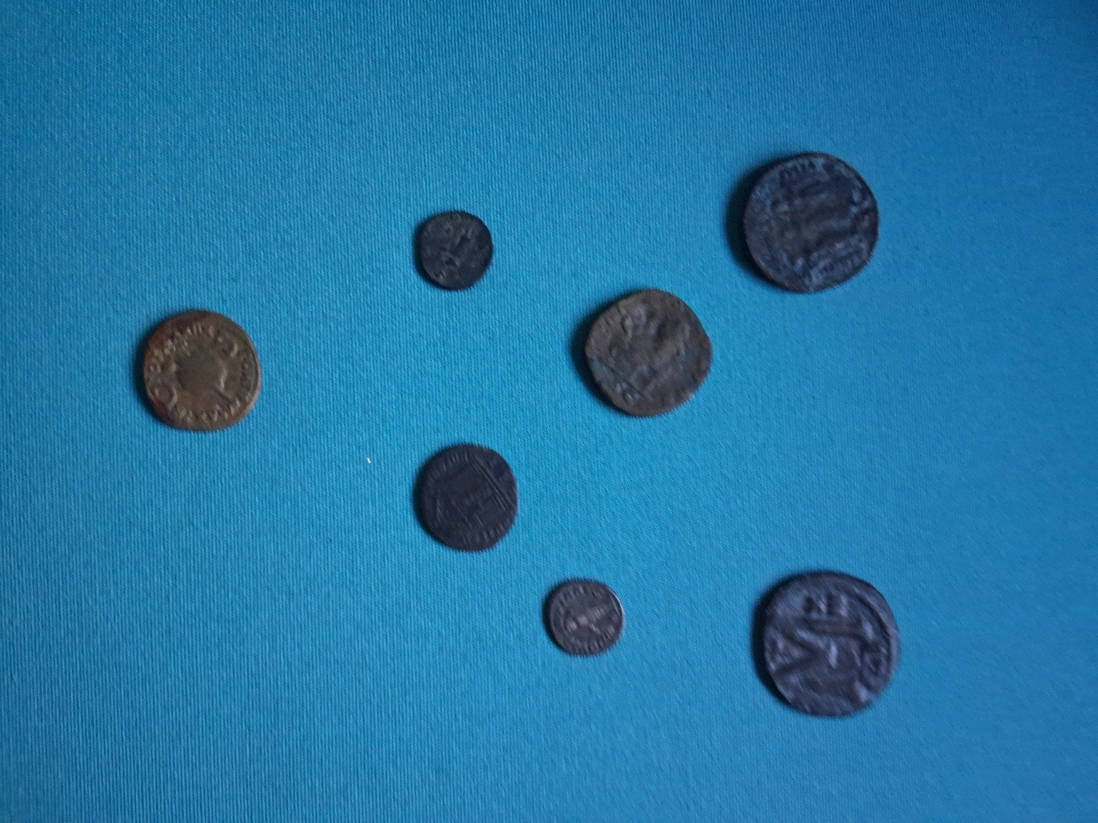 7 Romeinse munten, Ophalen