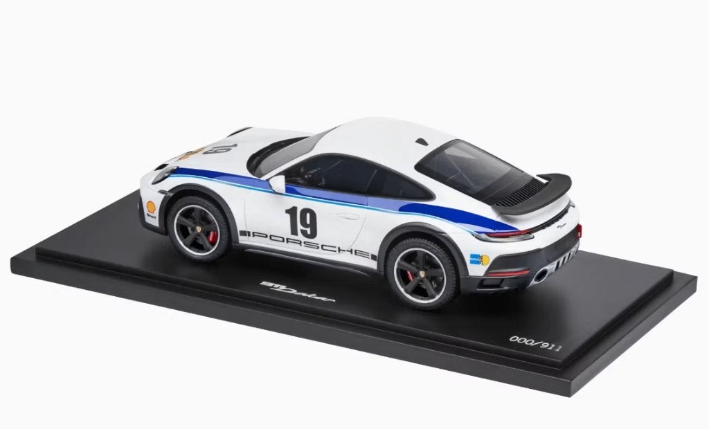Porsche 992 Dakar1/18 Spark, Hobby & Loisirs créatifs, Voitures miniatures | 1:18, Enlèvement, Comme neuf, Voiture