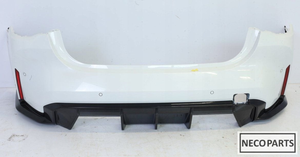 BMW M4 G82 M POWER CARBON ACHTERBUMPER BUNPER KLEUR A300 O.A, Gebruikt, -, -, Ophalen of Verzenden