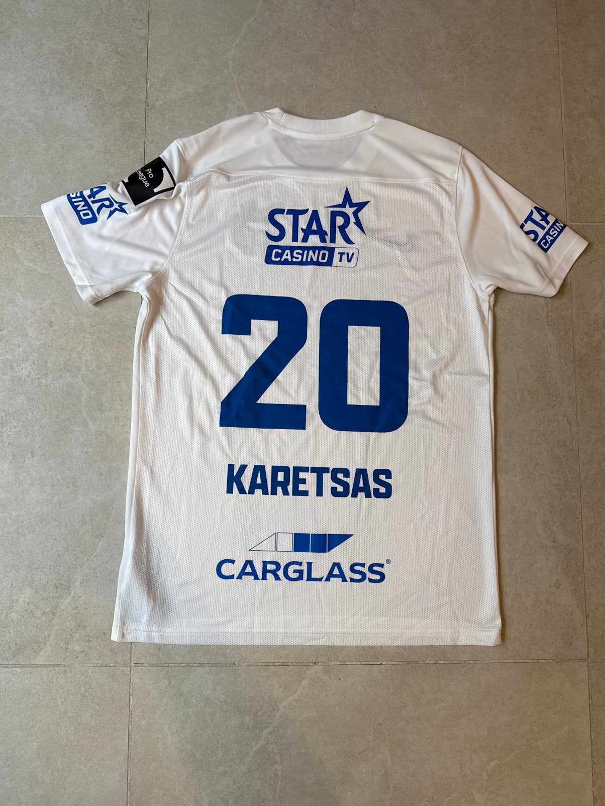 Gesigneerd krc genk shirt karetsas, Verzamelen, Ophalen of Verzenden, Zo goed als nieuw, Shirt