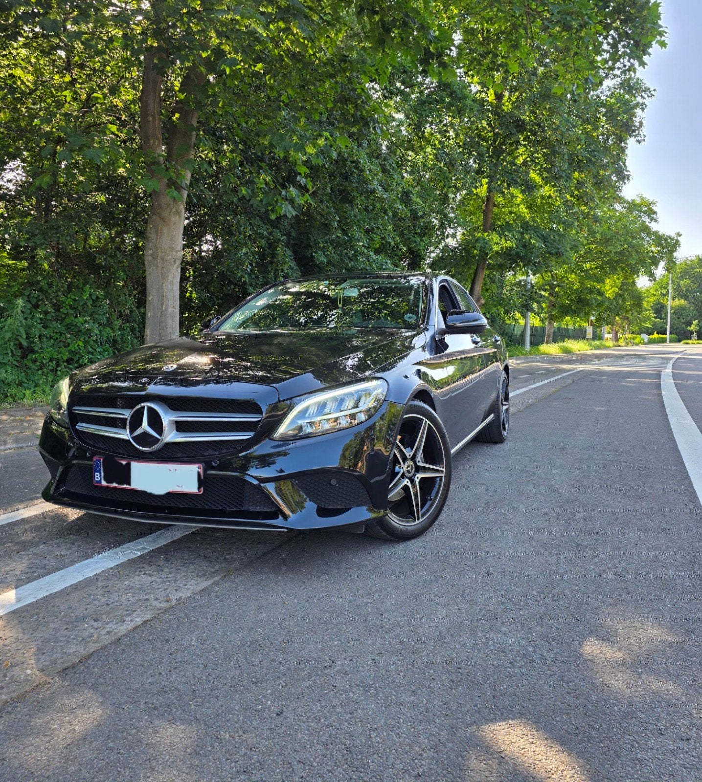 Mercedes Classe C 200c, W205, Cuir, Achat, Euro 6, Noir