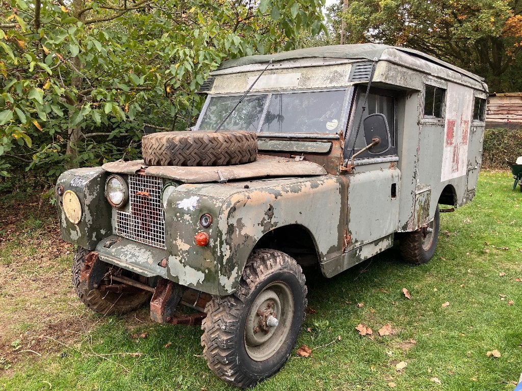 Land rover series2 ambulance, Ophalen, Land Rover