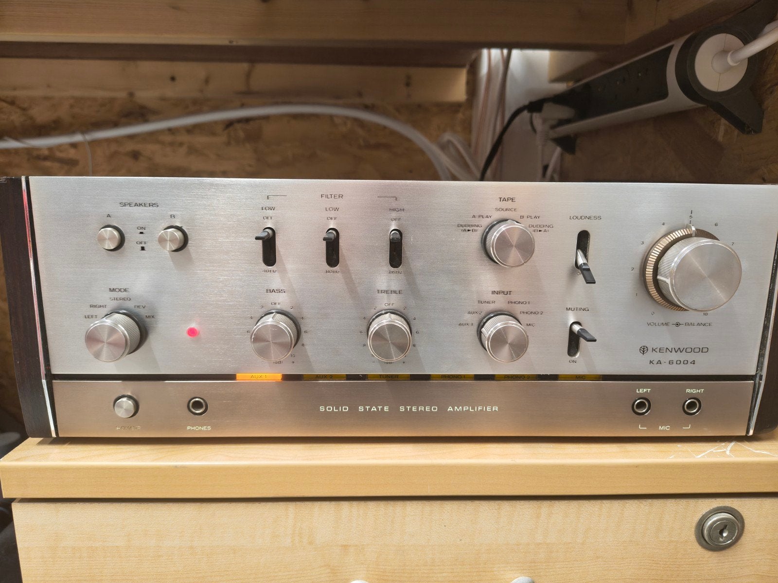 KENWOOD KA 6004 + TUNER, Enlèvement ou Envoi, Amplificateur