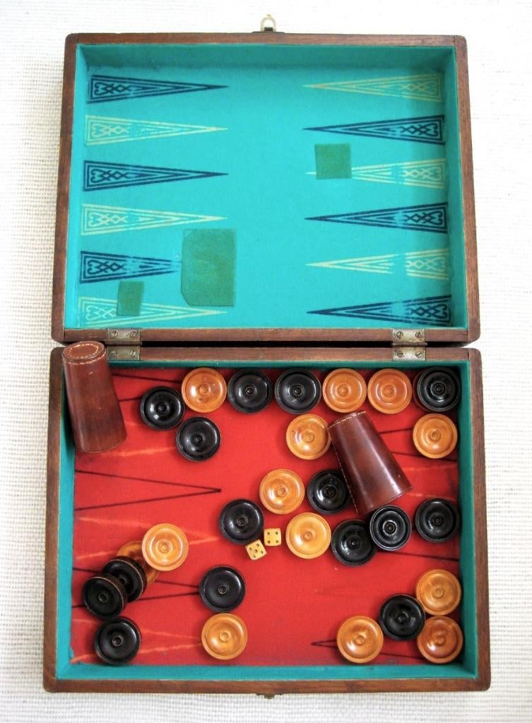 Backgammon, Hobby & Loisirs créatifs, Enlèvement, Utilisé