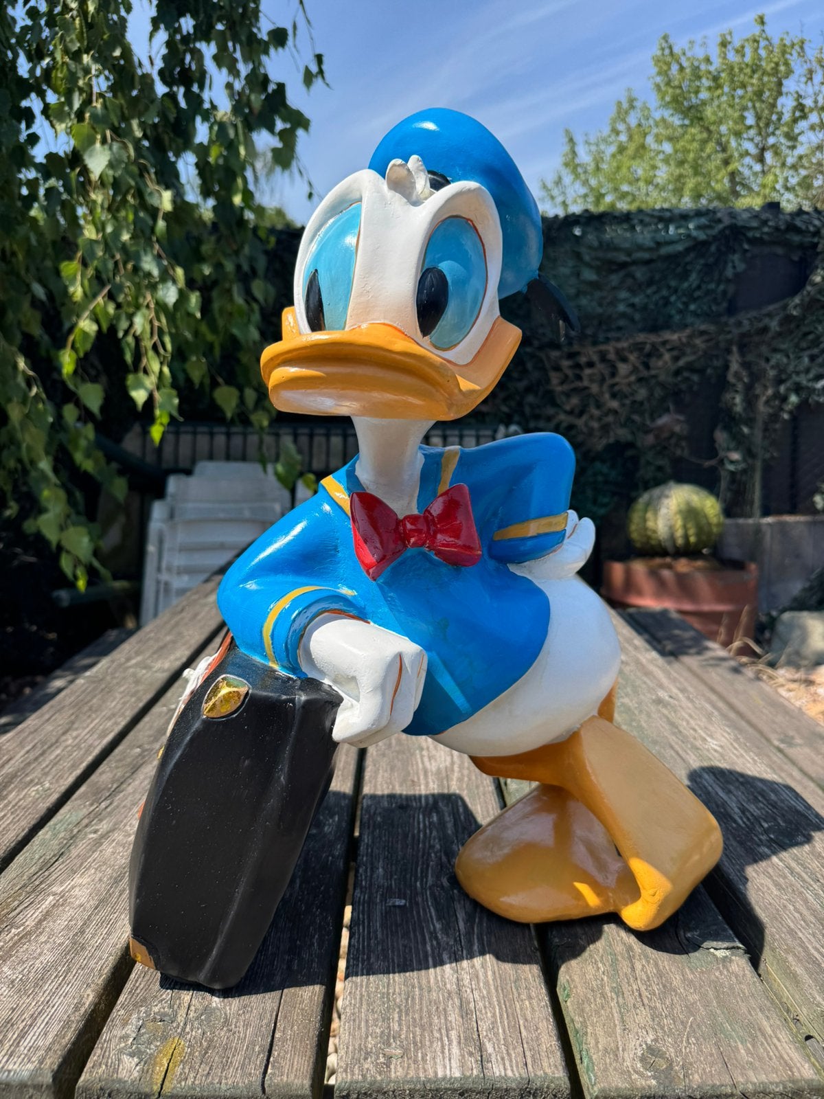 Statue Disney Big Donald Duck, Collections, Disney, Utilisé, Statue ou Figurine, Donald Duck, Enlèvement