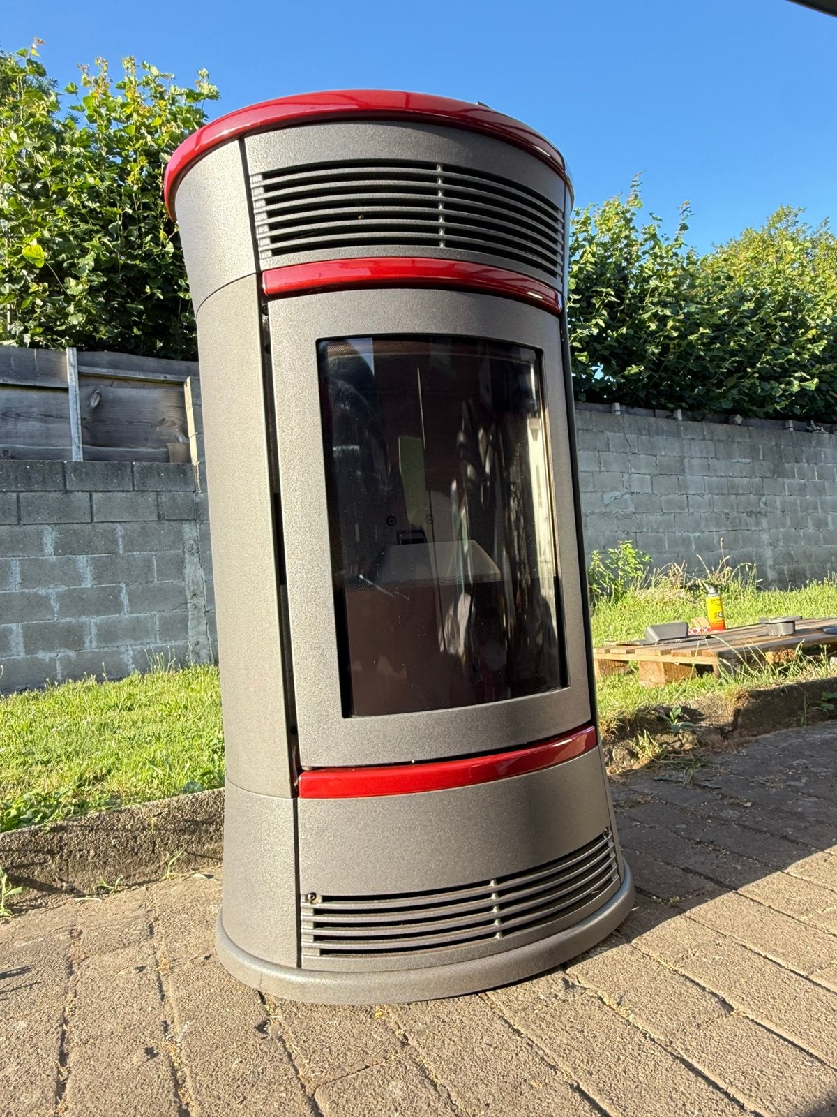 Pelletkachel edilkamin funny 11kw gartis leveren, Ophalen, Zo goed als nieuw